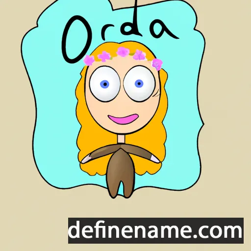 cartoon of the name Þórða