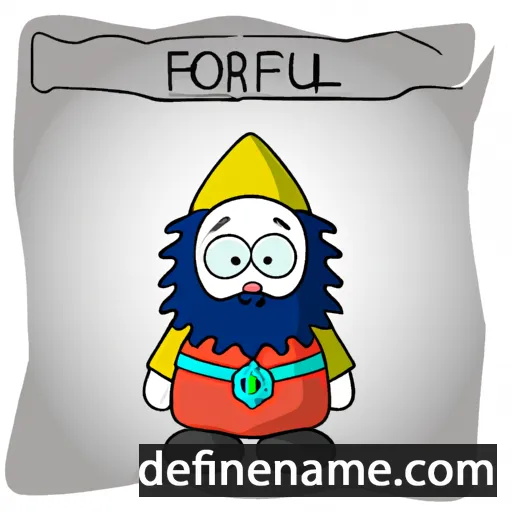 cartoon of the name Þórulfr