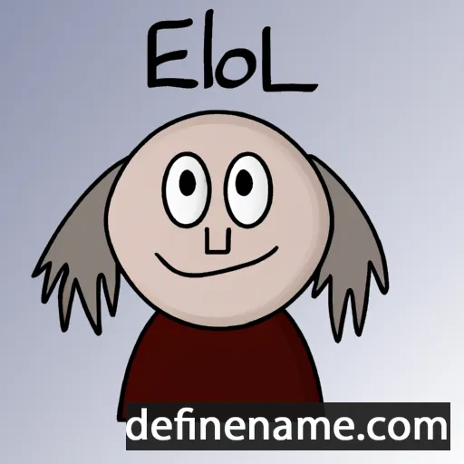 cartoon of the name Þöll