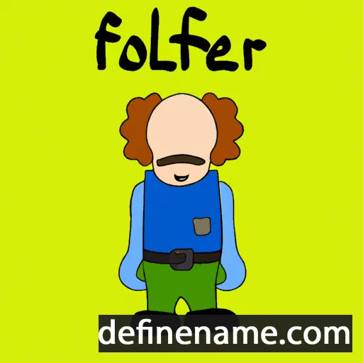 cartoon of the name Þolfr