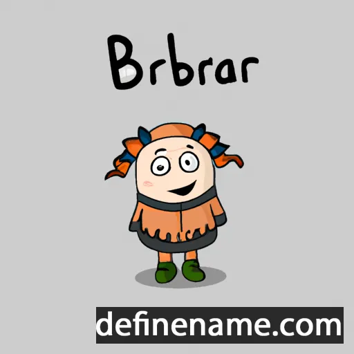 cartoon of the name Þorbrá