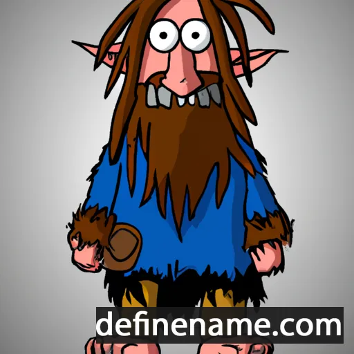 cartoon of the name Þorljótr