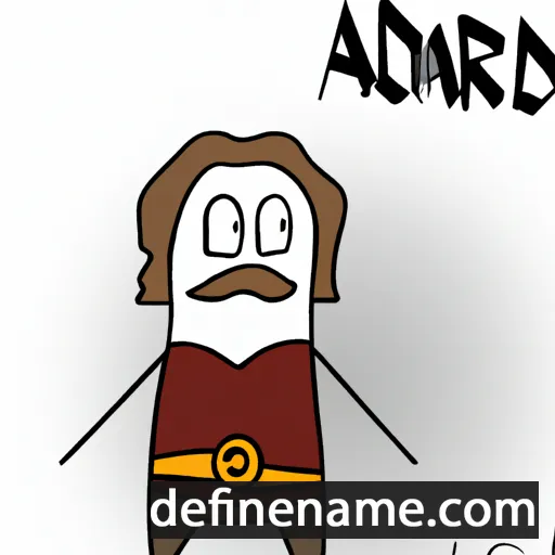 cartoon of the name Þrándur