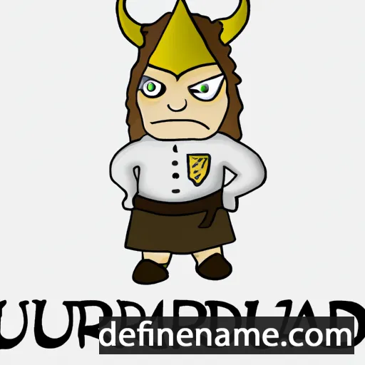 cartoon of the name Þrasmundr