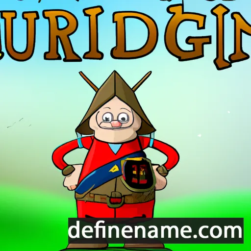 cartoon of the name Þrúðgelmir