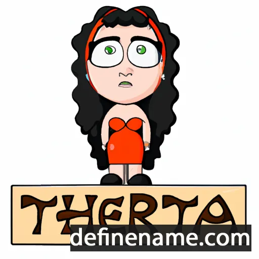 cartoon of the name Thetra