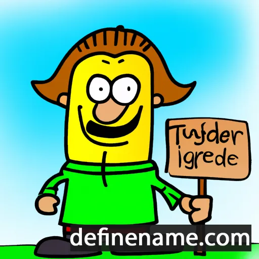 Theudegard cartoon