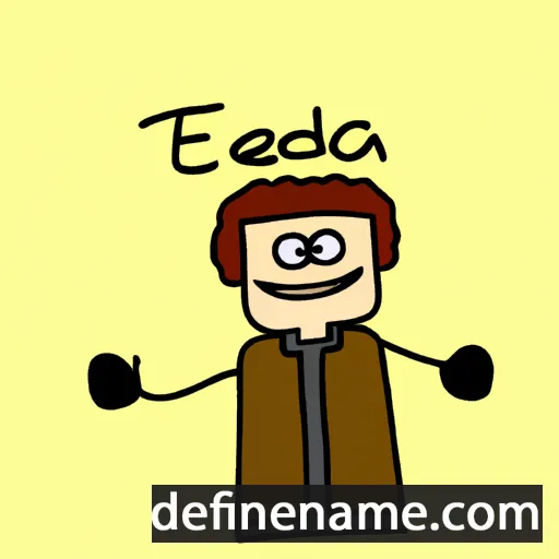 cartoon of the name Theudehad