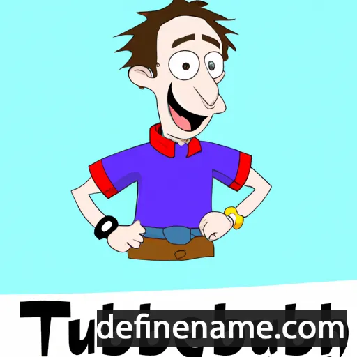 cartoon of the name Thibeau