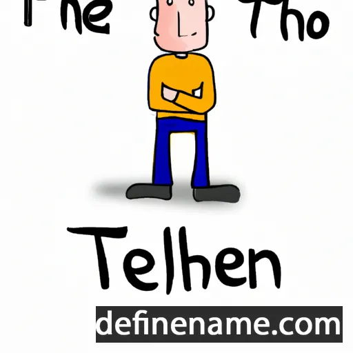 cartoon of the name Thielen