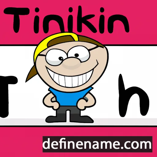 cartoon of the name Thijn