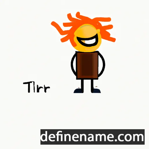 cartoon of the name Thinzar