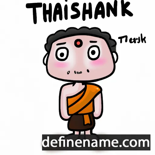 cartoon of the name Thirasak