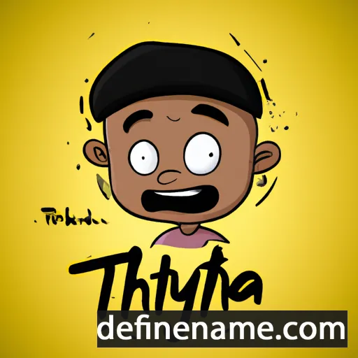 Thitiya cartoon