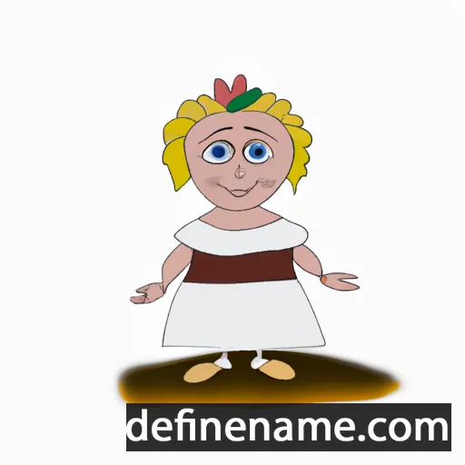 cartoon of the name Thomaitsa