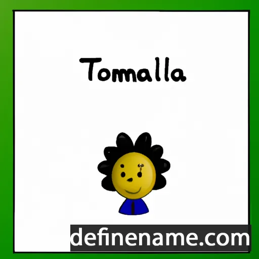 cartoon of the name Thomatilla