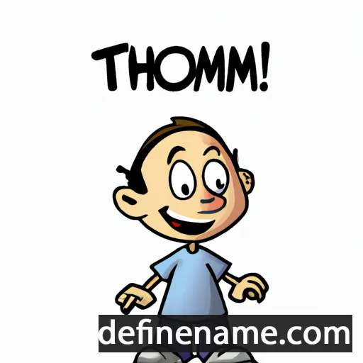 cartoon of the name Thomi