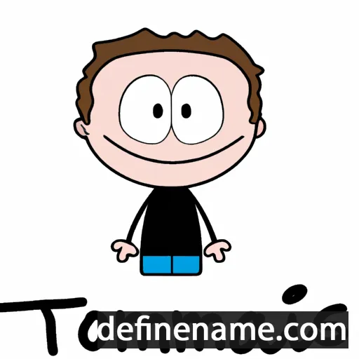 cartoon of the name Thommas