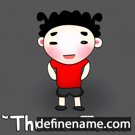 cartoon of the name Thongmuan