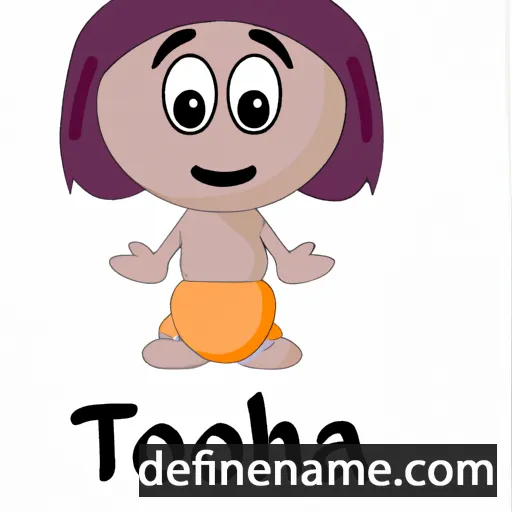 cartoon of the name Thooba