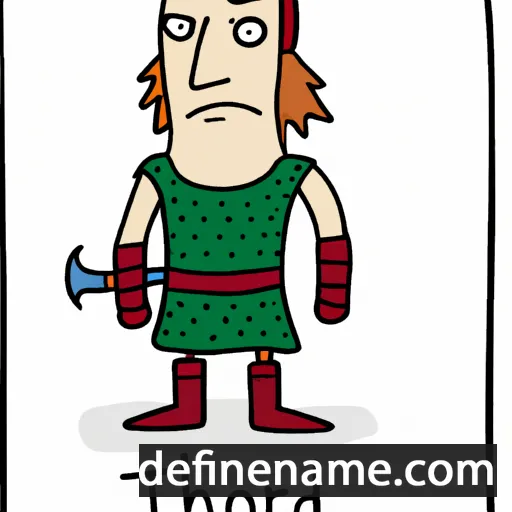 cartoon of the name Thord