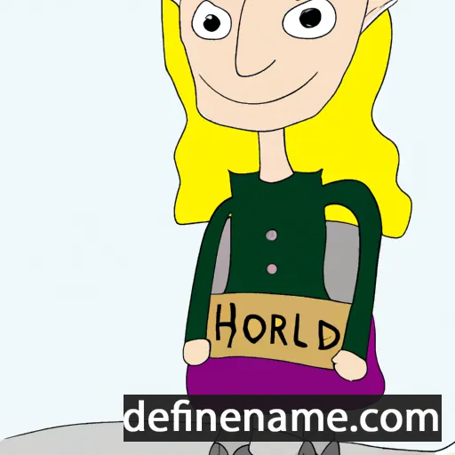 cartoon of the name Thorild