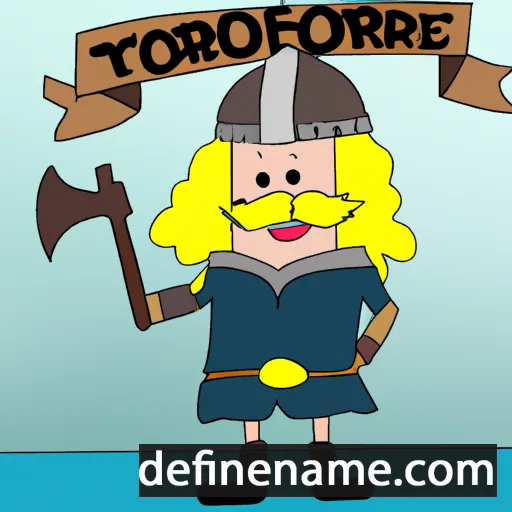 cartoon of the name Thorleif