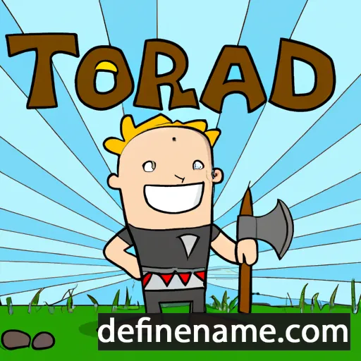 cartoon of the name Thorvaldur