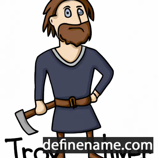 cartoon of the name Thorven