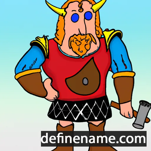 cartoon of the name Thorvold