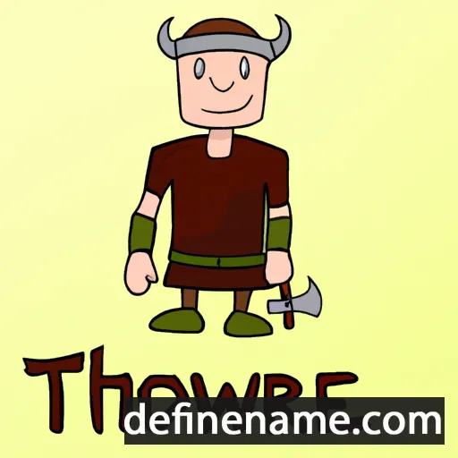 cartoon of the name Thorwe