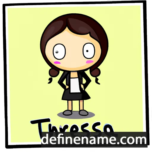 cartoon of the name Thresia