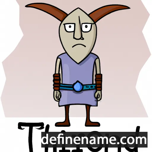 cartoon of the name Thrond