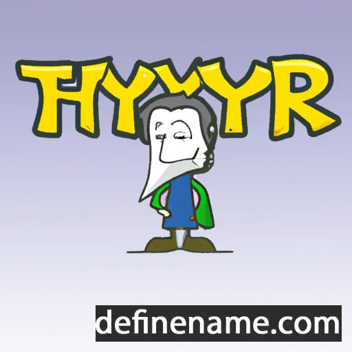 cartoon of the name Thrymr