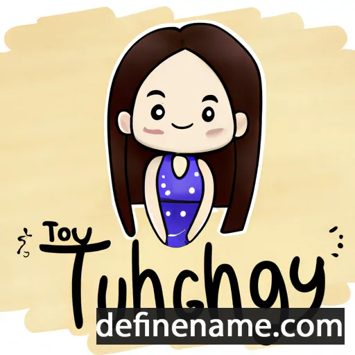 Thùy Dương cartoon