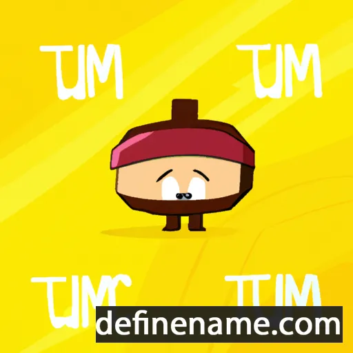 cartoon of the name Thucam