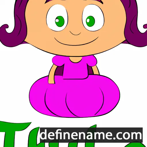 cartoon of the name Thullia