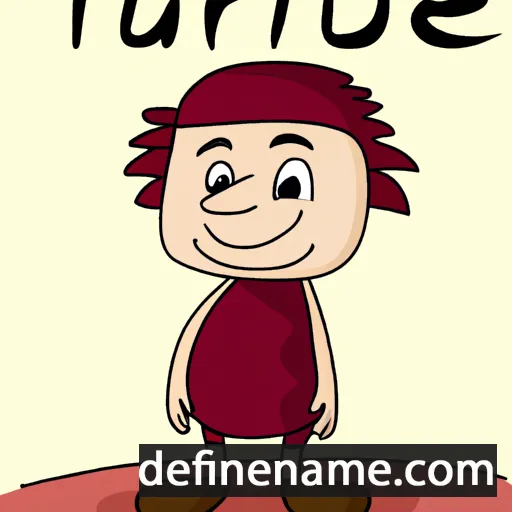 cartoon of the name Thuribe