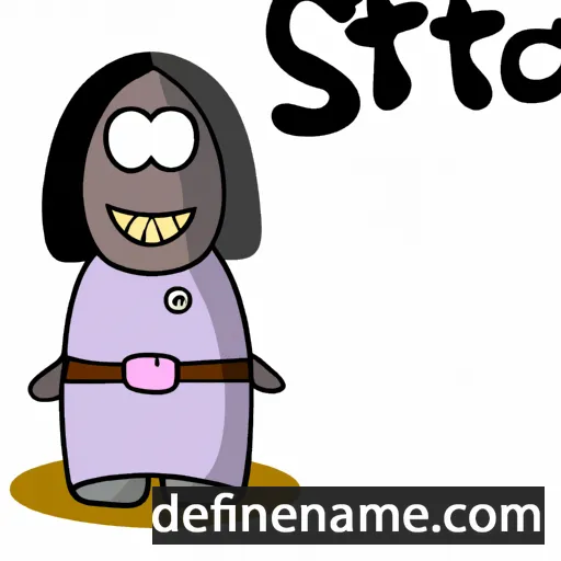 cartoon of the name Tia-Sitra