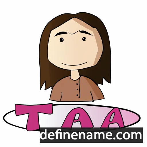 cartoon of the name Tiaa