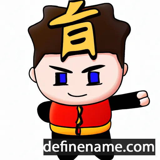 cartoon of the name Tianchan