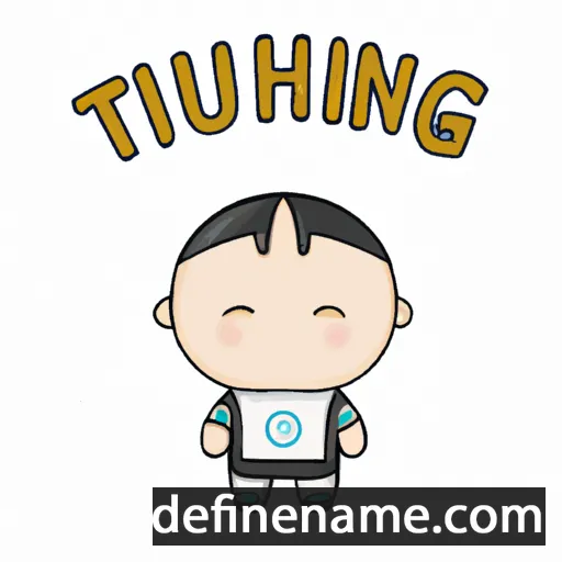 cartoon of the name Tianchun