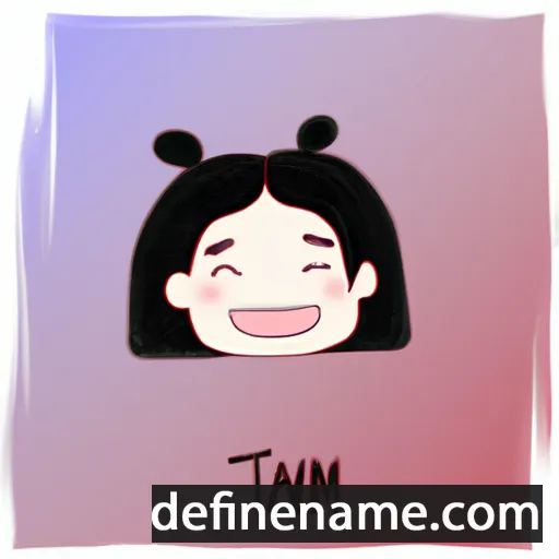 cartoon of the name Tianmi