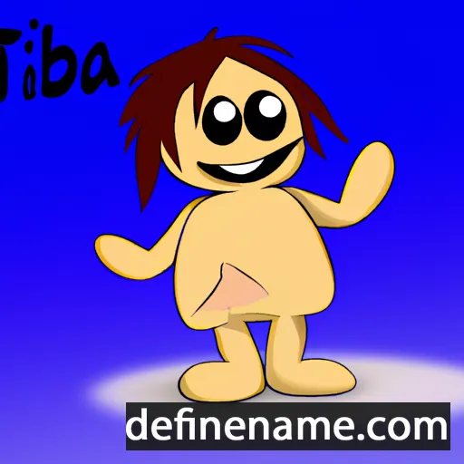 cartoon of the name Tibå