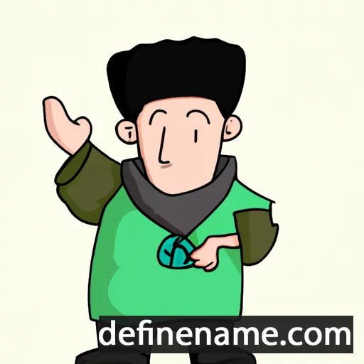 cartoon of the name Tibah