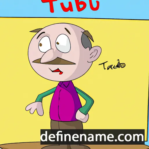 cartoon of the name Tibaud