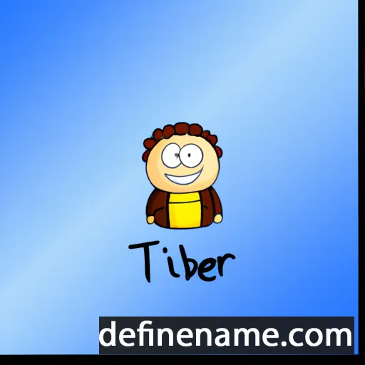 cartoon of the name Tiberi