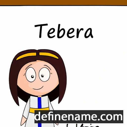 cartoon of the name Tiberia