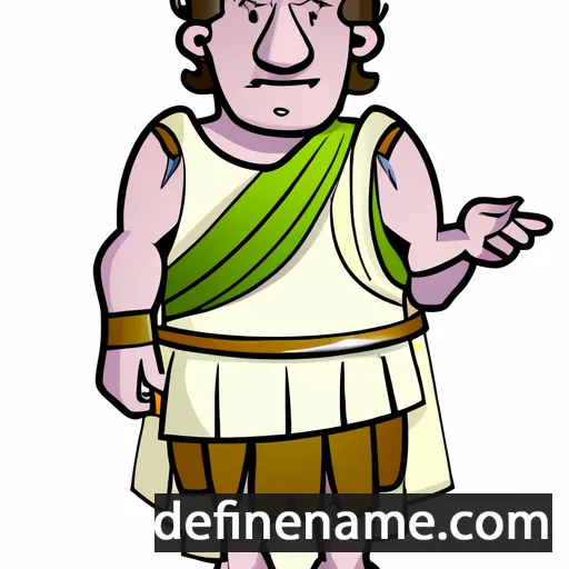 cartoon of the name Tiberinus