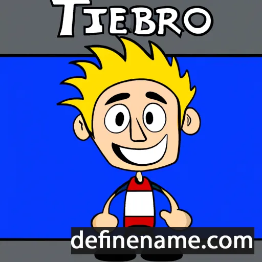 cartoon of the name Tiberio